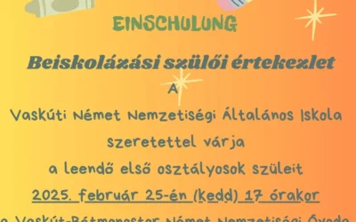 Beiskolázási szülői értekezlet